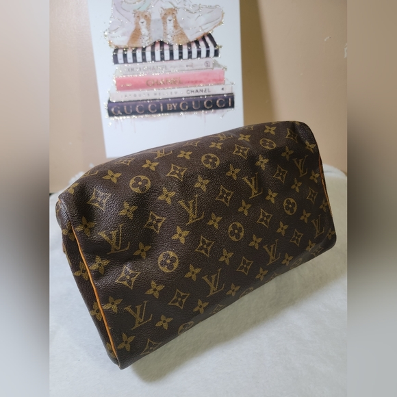 LOUIS VUITTON Speedy 30 Handbag - Picture 8 of 16